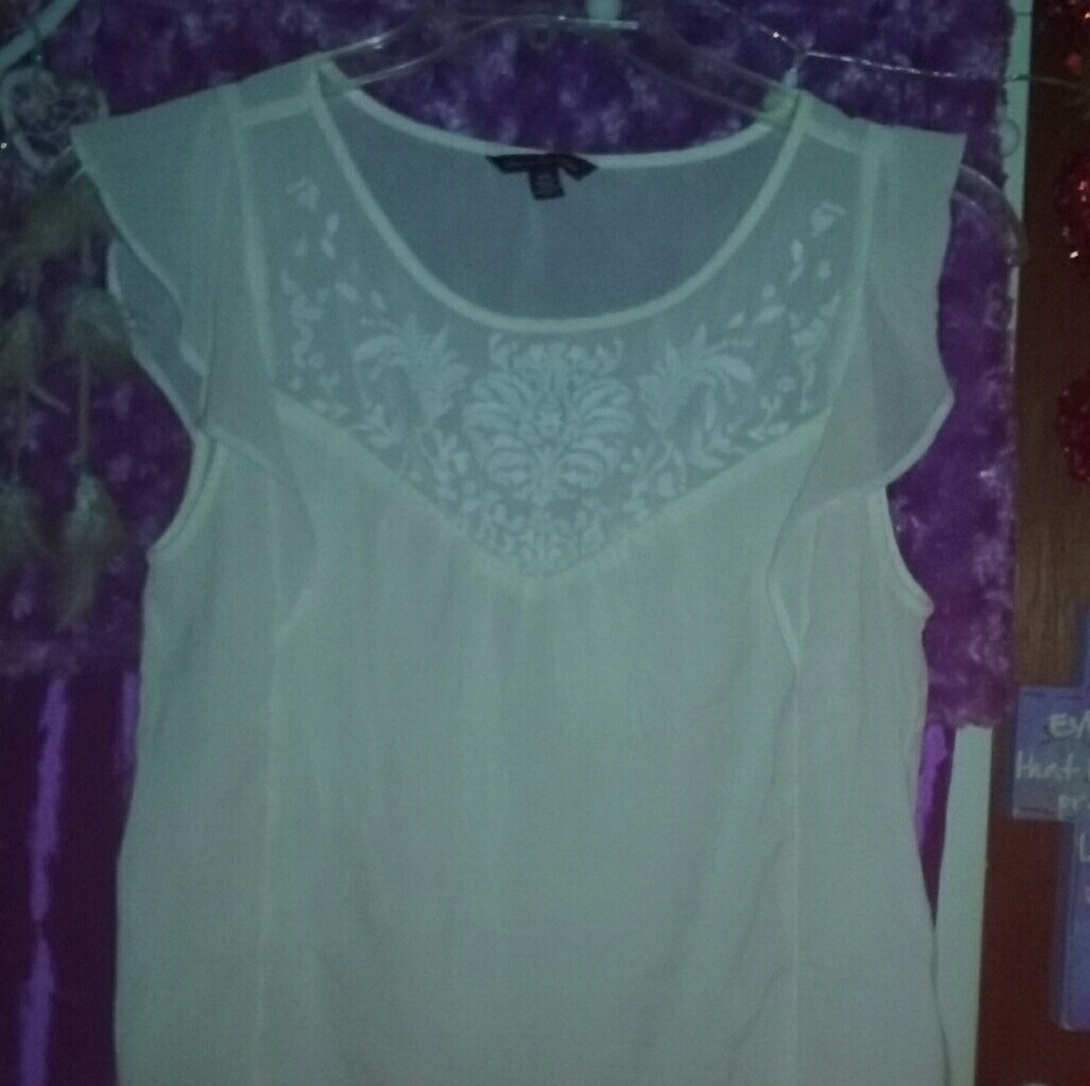 American Eagle Outfitters Sheer Top
